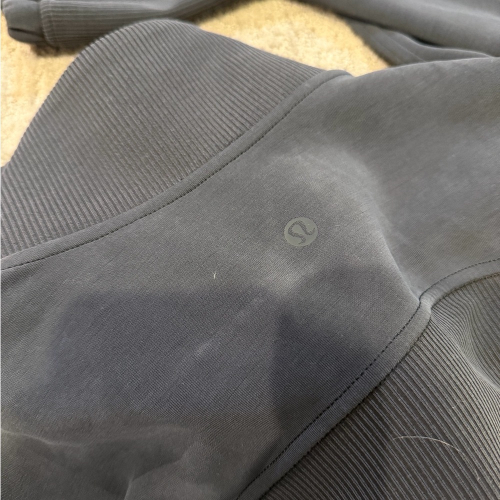 lululemon athletica Brushed Softstreme Ribbed Half Zip - Picture 3 of 4